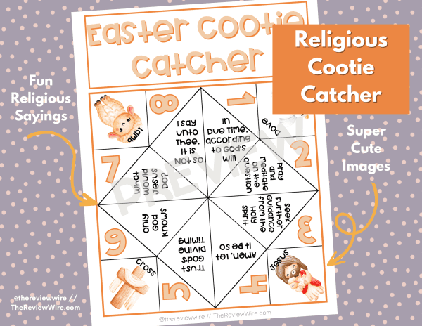 The Review Wire Jesus Cootie Catcher