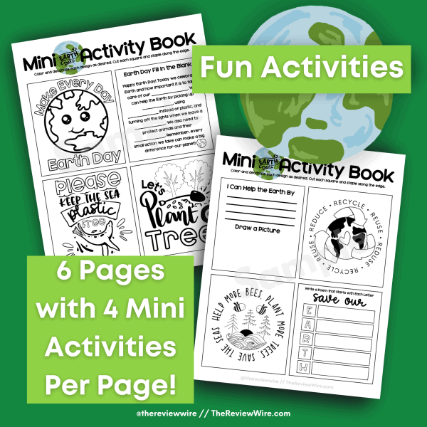 The Review Wire_Earth Day Mini Activity Book