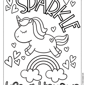 The Review Wire Unicorn Coloring Page