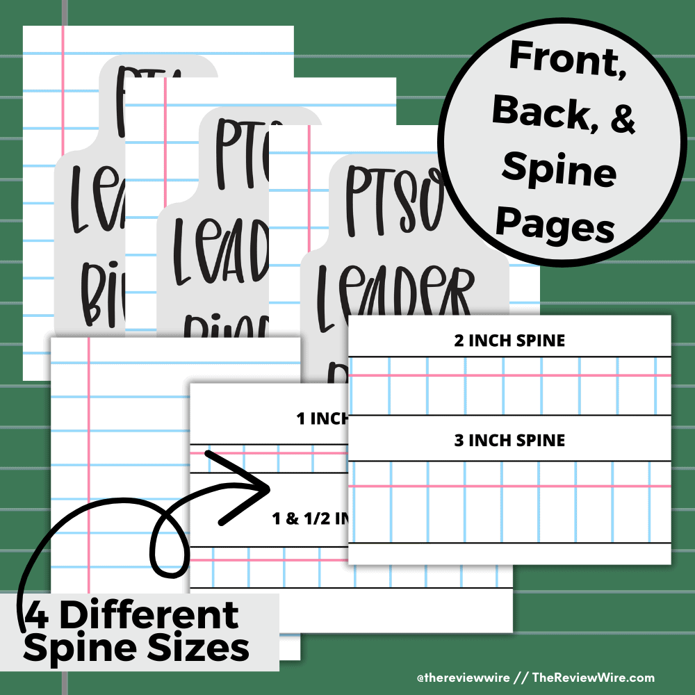 Digital PTA / PTO / PTSO Printable Planner Kit (Gray) - The Review