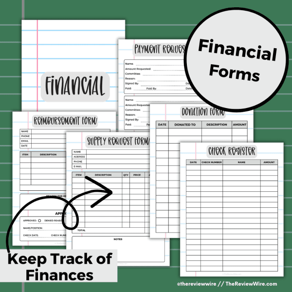 PTSO Gray Binder Financial