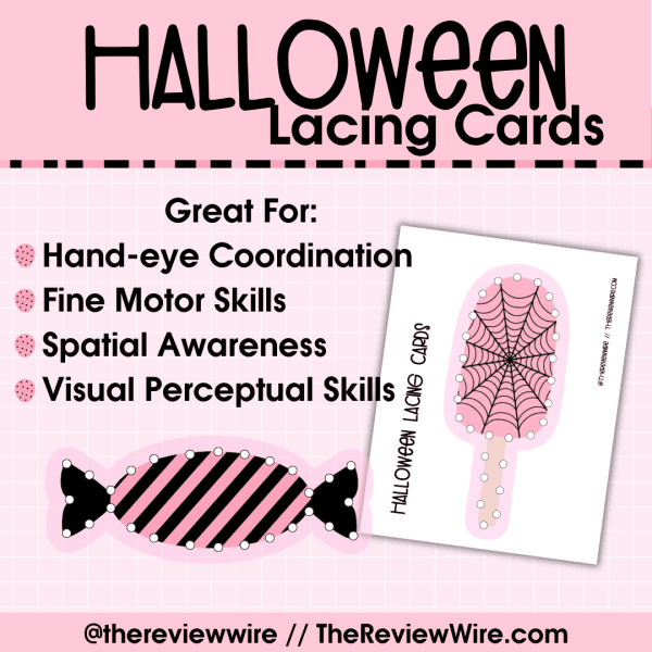 Halloween Lacing Cards_Great For