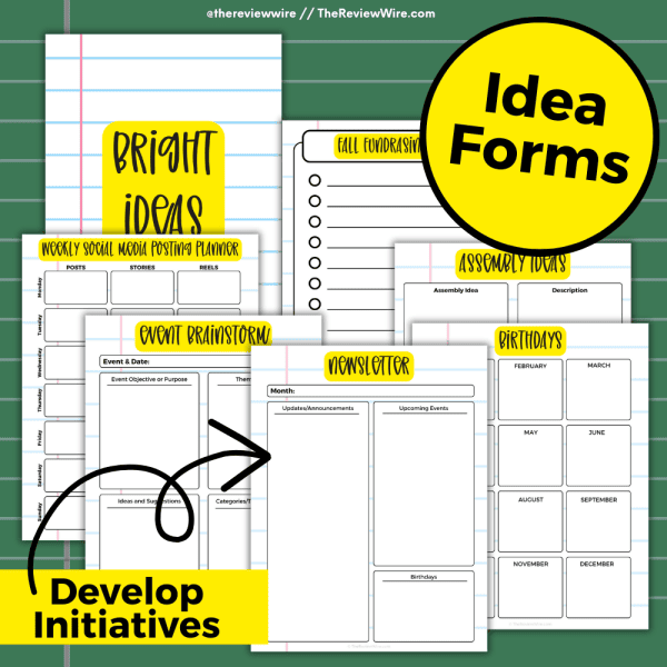 PTA/PTO Kit: Ideas