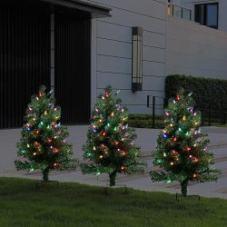 Alexa Enabled Pathway Christmas Trees