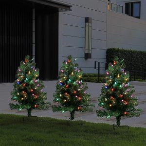 Alexa Enabled Pathway Christmas Trees