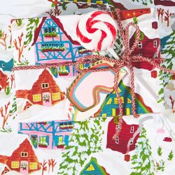 Ski Chalet Wrapping Paper Roll