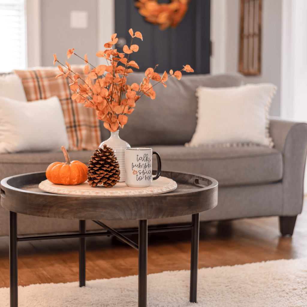 The Review Wire_Fall Decorating Tips Budget-Friendly Ideas for Your Home_Fall Living Room