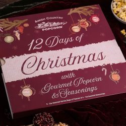 Amish Country Popcorn 12 Days of Popcorn and Seasoning Advent Calendar