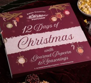 Amish Country Popcorn 12 Days of Popcorn and Seasoning Advent Calendar
