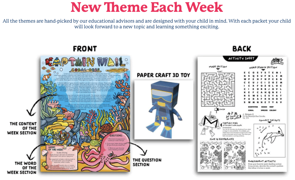 Captain Mail_New Themes Each Week