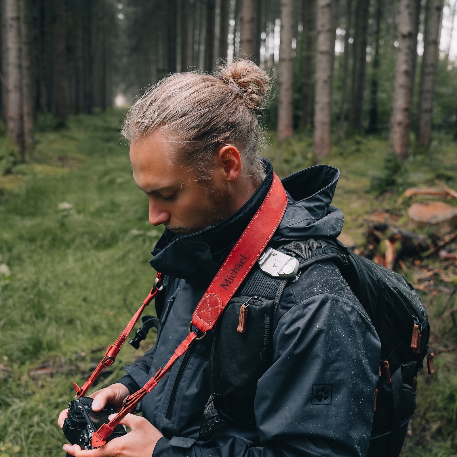 Personalized Leather Camera Strap