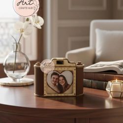 Camera Photo Frame 8 Personalized Vintage Wooden Camera Frame