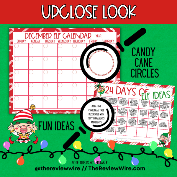 24 Days of Elf Ideas + Calendar_Upclose Look