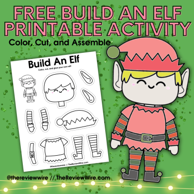 Buddy The Elf Day: Answer The Phone Like Buddy The Elf + Free Build An Elf Coloring Page