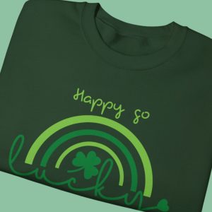 Happy Go Lucky Sweatshirt_forest green