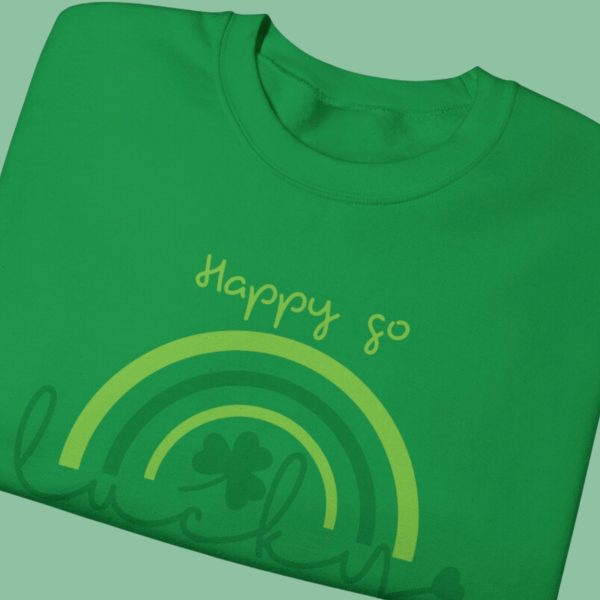 Happy Go Lucky Sweatshirt_irish green