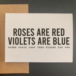 Roses Are Red Card