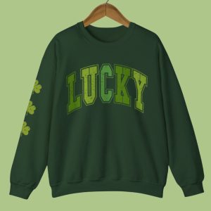 St. Patrick's Day Distressed Lucky Sweatshirt