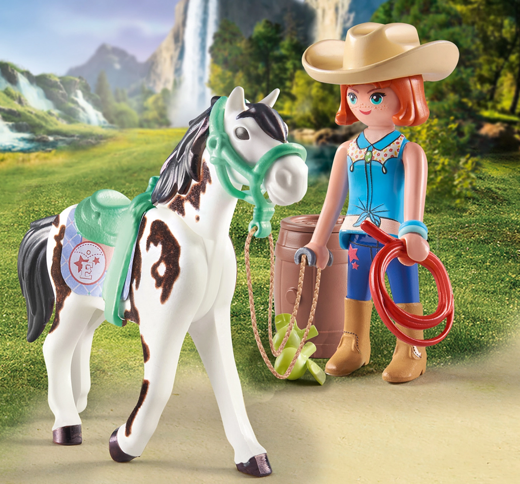 Hop Into Fun: Easter Basket Toys To Delight: PLAYMOBIL’s Horses of Waterfall—Feeding Time with Ellie & Sawdust