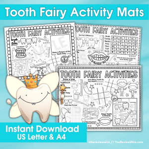 The Review Wire Tooth Fairy Activity Mat Main Page