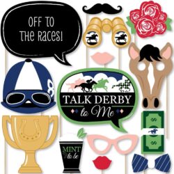 Horse Race Party Photo Booth Props Kit