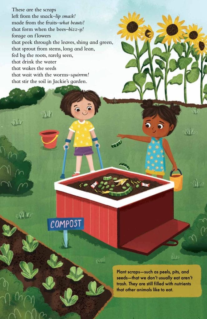 The Soil in Jackie's Garden BY Peggy Thomas - Spread 2