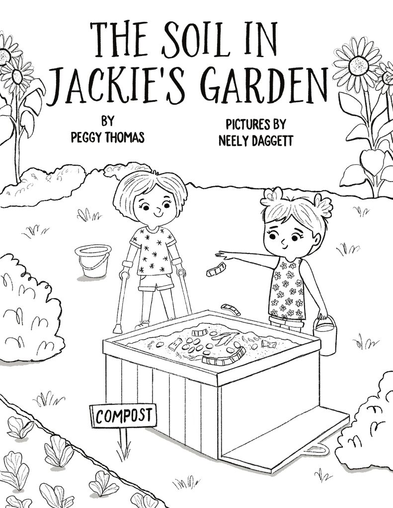 The Soil in Jackie's Garden Coloring Page