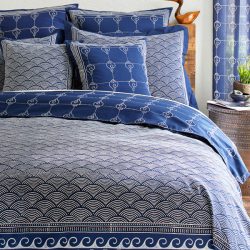 Pacific Blue Jaipuri Razai Quilt