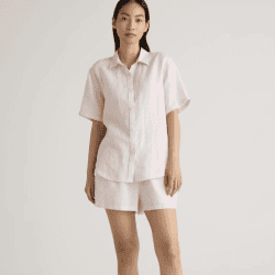 100% European Linen Shorts Pajama Set