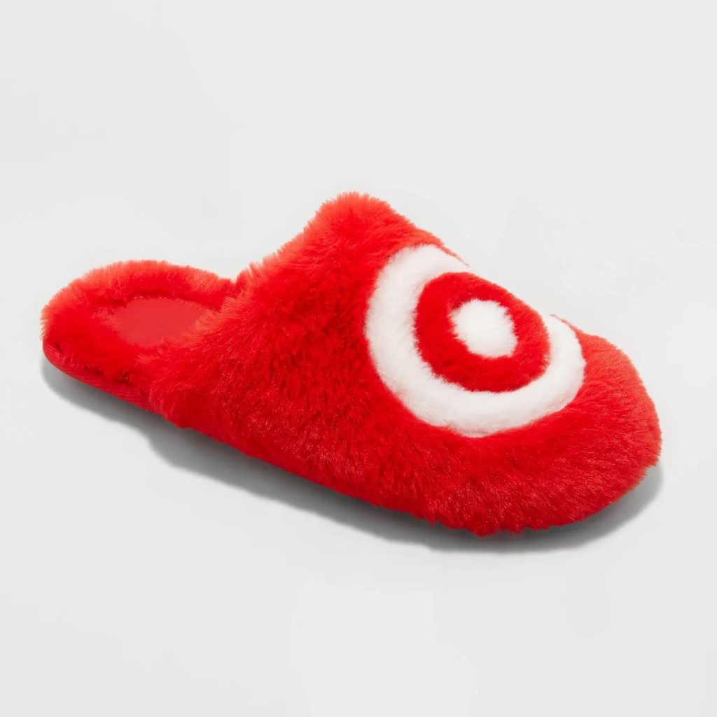 Adult Bullseye Scuff Slippers