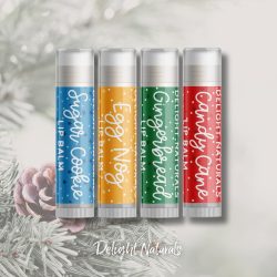 Delight Naturals Merry Christmas Lip Balm Gift Set