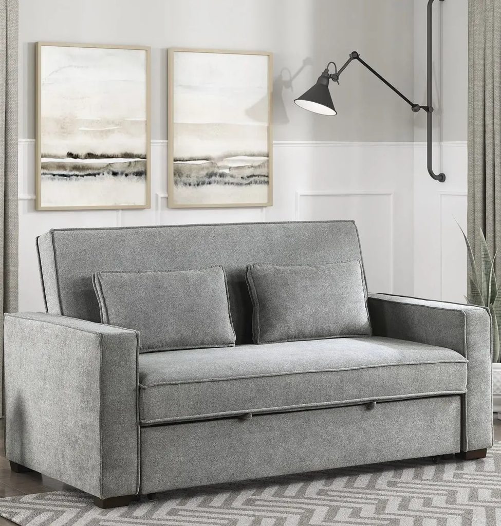 Creative Storage Ideas for Small Spaces: Duke Convertible Studio Sofa With Pull-Out Bed