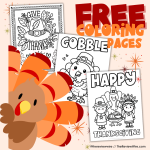 FREE Thanksgiving Coloring pages Cover