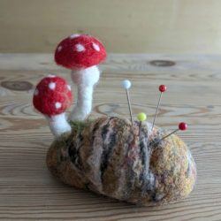 Felt Mushroom Pin Cushion
