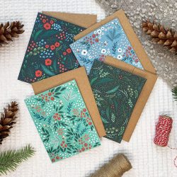 Hand Painted Watercolor Christmas Cards