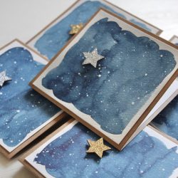 Hand Painted Watercolour Christmas Cards