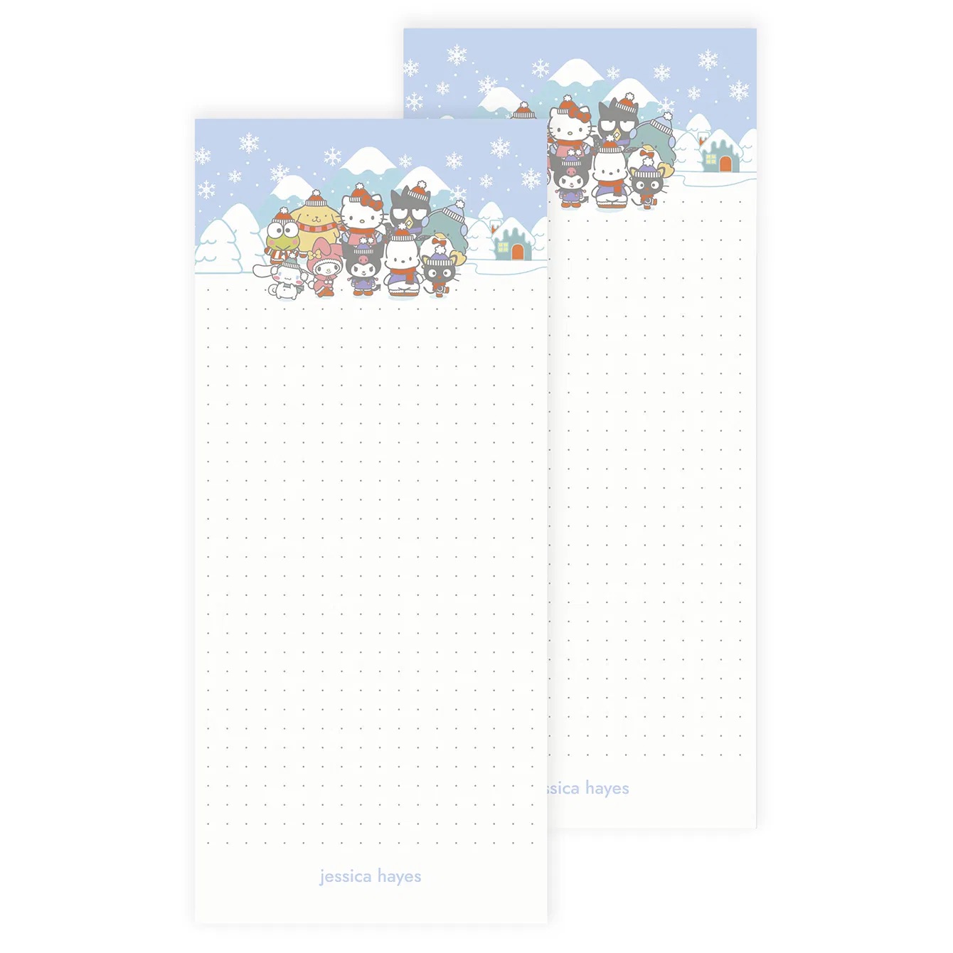 Hello Kitty and Friends Snowfall List Pad 2pk