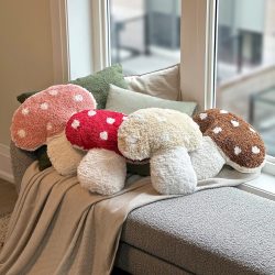 Mushroom Throw Pillow