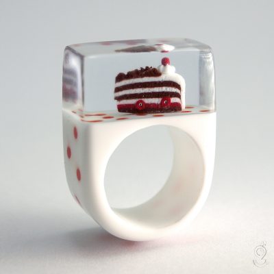 Sweet Cake Ring “Cherry in the Pie”