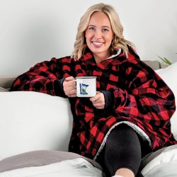 Bare Home Sherpa Wearable Blanket