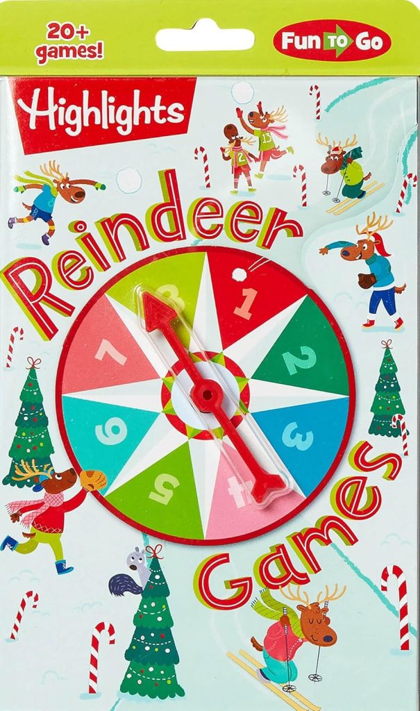 Reindeer Games Christmas Activity Book for Kids