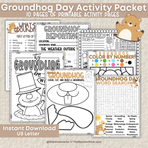 Groundhog Day Activity Sheets_cover