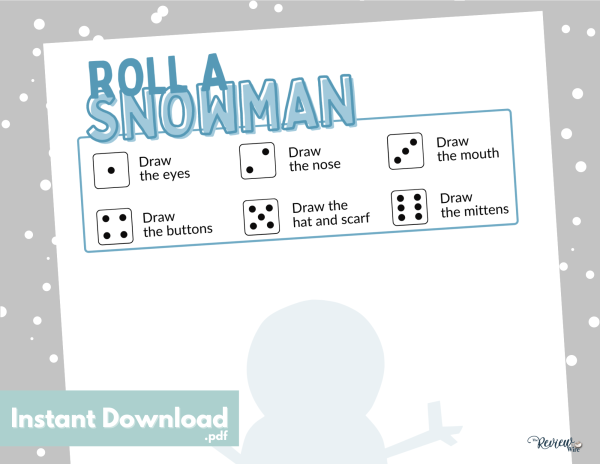 Roll a Snowman Game