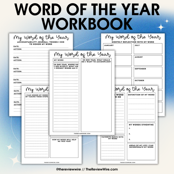 word of the year workbook page 2