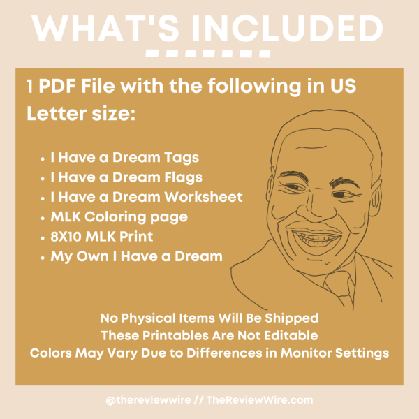 MLK Activities_what's included