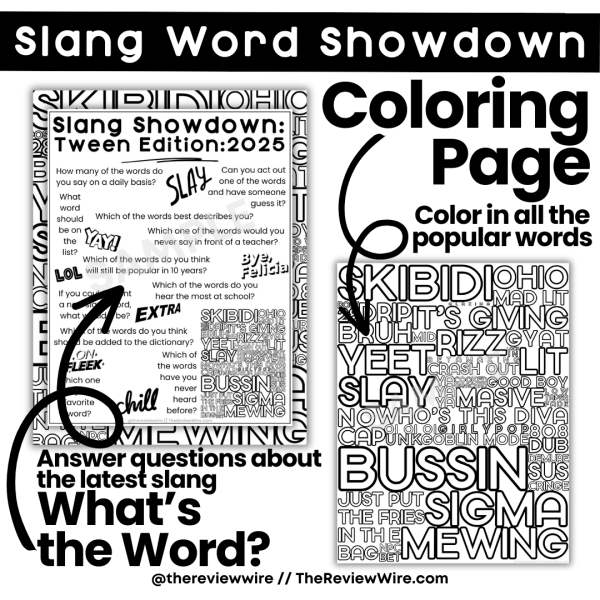 Free Tween Slang Showdown Activity Pages