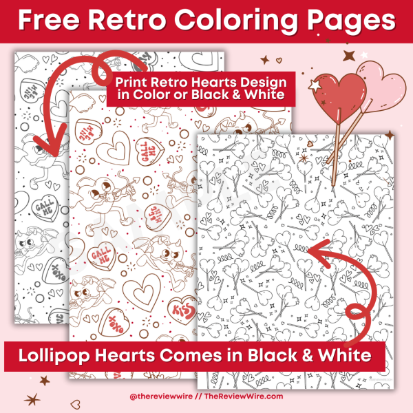 Valentine Secret Pal Free Coloring Sheets