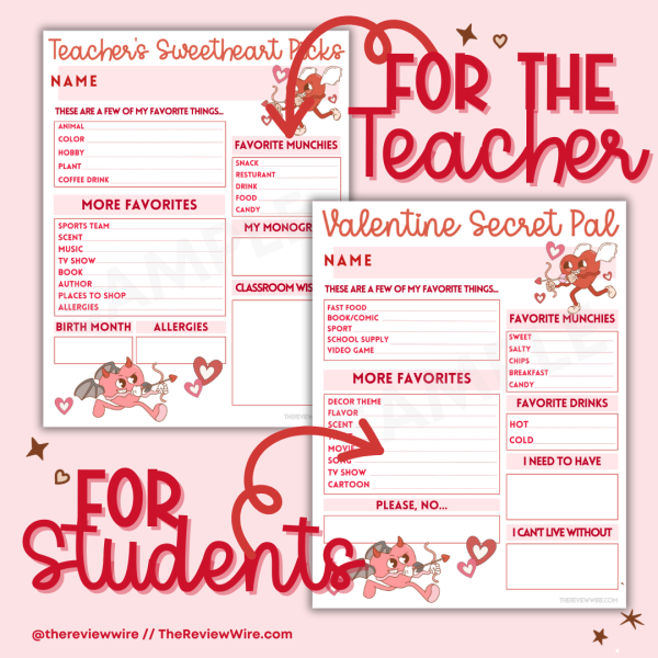 Valentine Secret Pal Questionnaires Page 2