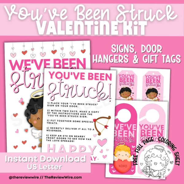 You've been struck valentine kit cover