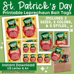 St. Patrick's Day Leprechaun Bait Tags Cover